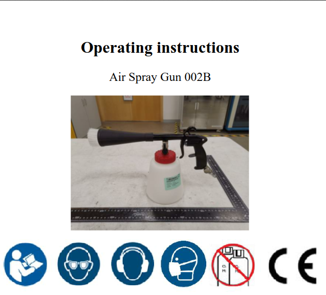 ZTTOOL High Pressure Car Cleaning Gun is certified by CE from TUV